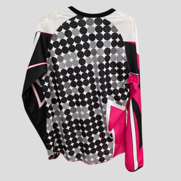 Shift Women's MX Jersey Black, White & Pink Size Large - Picture 4 of 16